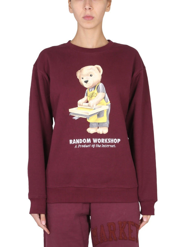 RANDOM WORKSHOP BEAR SWEATSHIRT | Basement 88