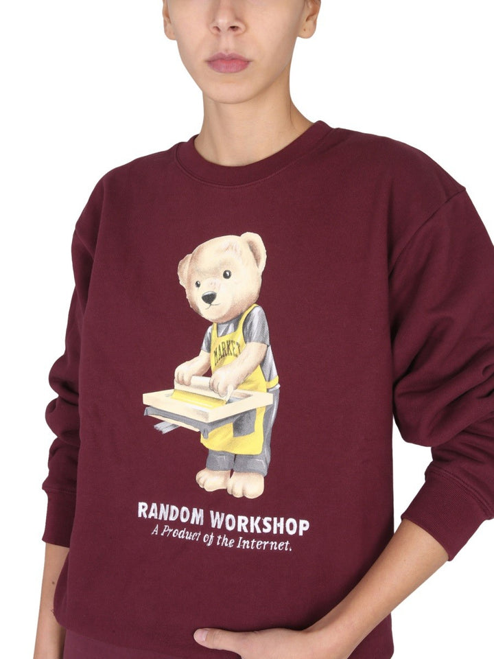 RANDOM WORKSHOP BEAR SWEATSHIRT | Basement 88