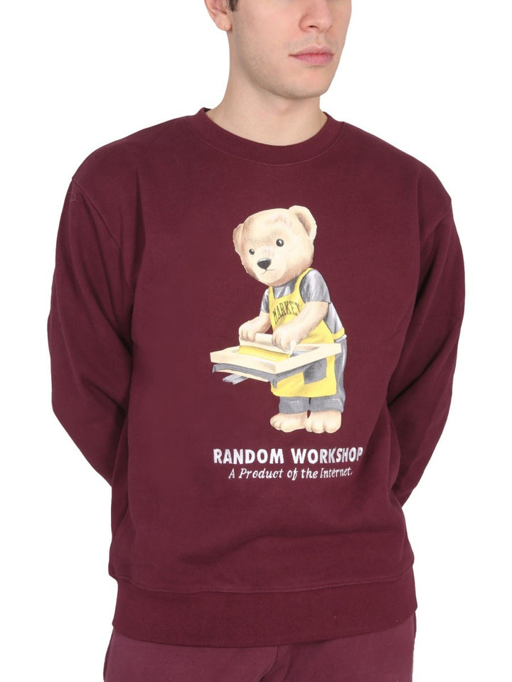 RANDOM WORKSHOP BEAR SWEATSHIRT | Basement 88