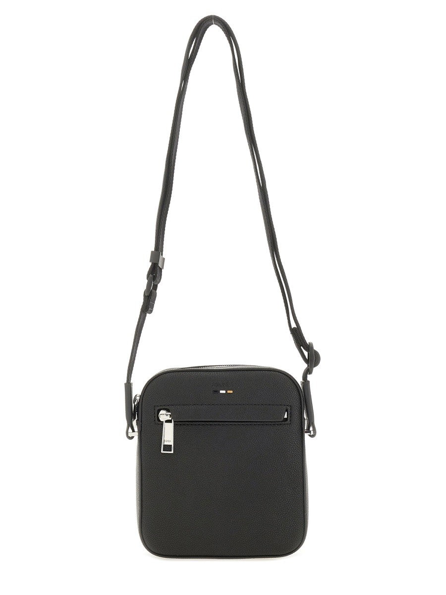 REPORTER BAG WITH EMBOSSED LOGO
