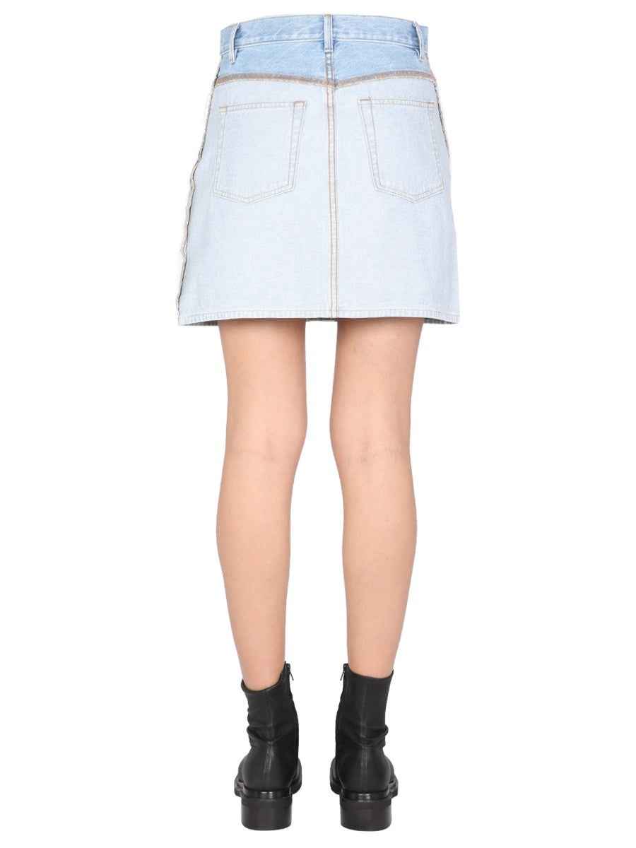 REVERS DENIM SKIRT