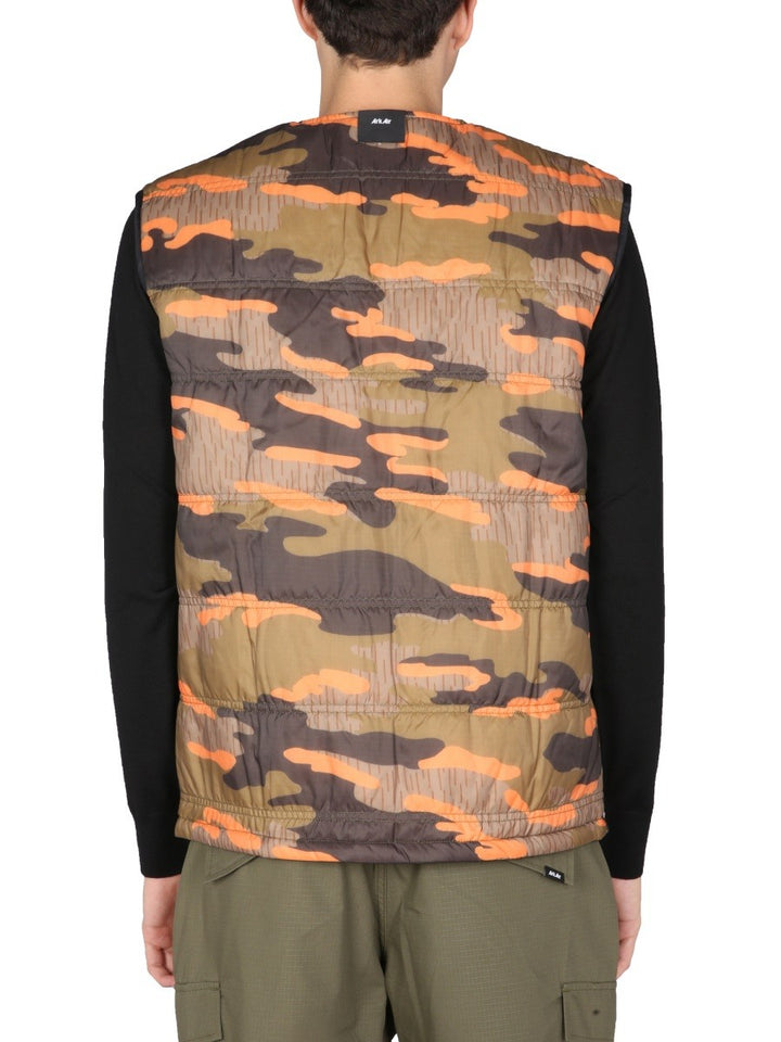 REVERSIBLE QUILTED GILET | Basement 88