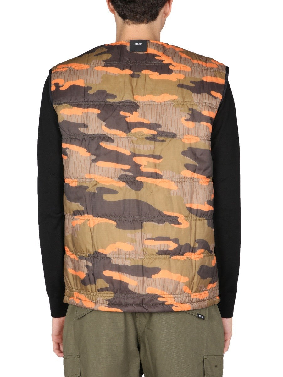 REVERSIBLE QUILTED GILET | Basement 88