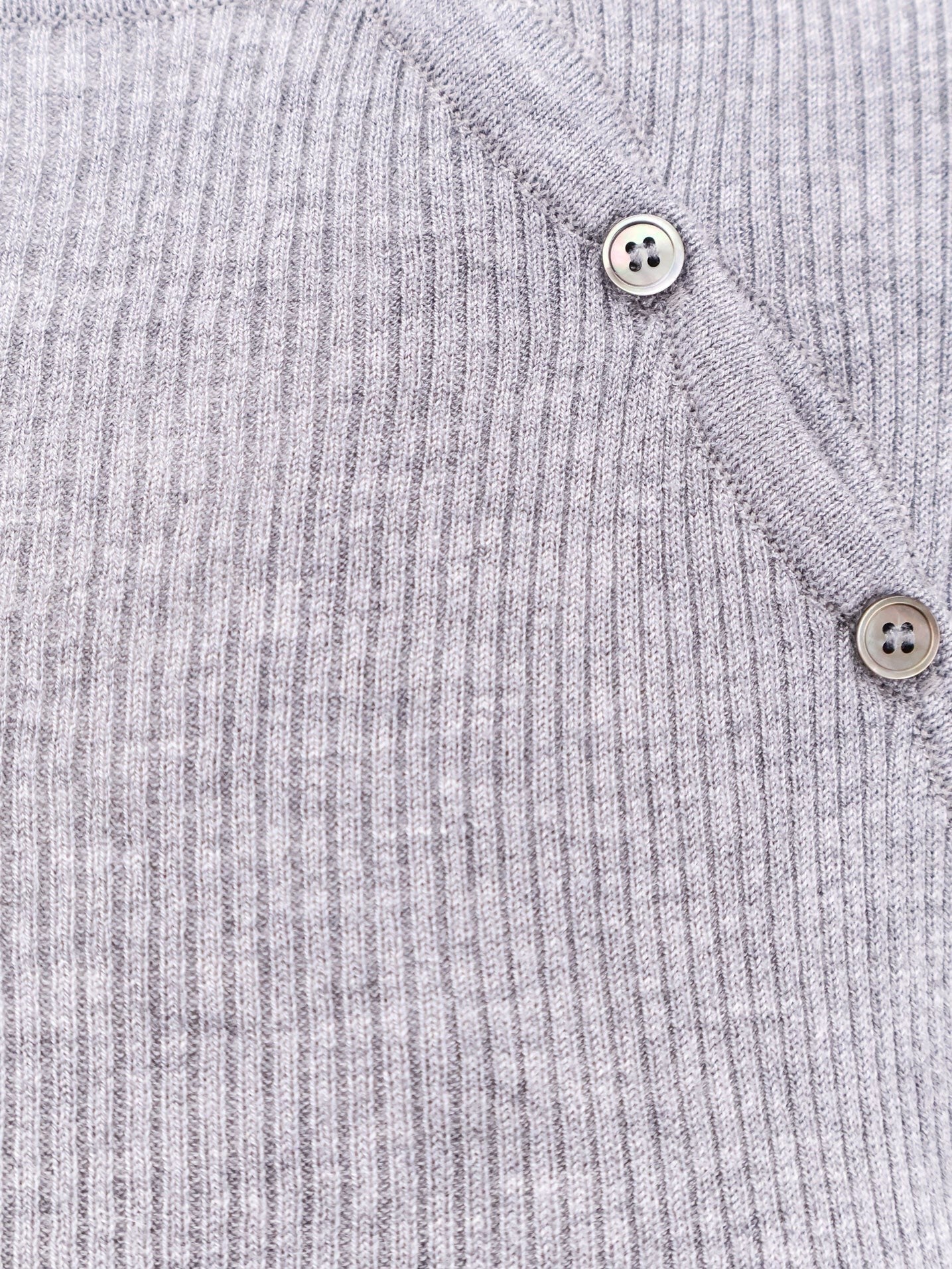 Ribbed fabric sweater