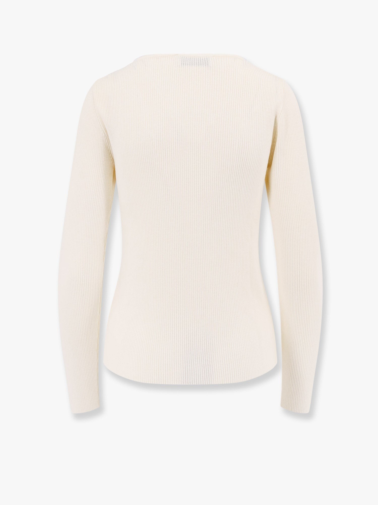 Ribbed fabric sweater