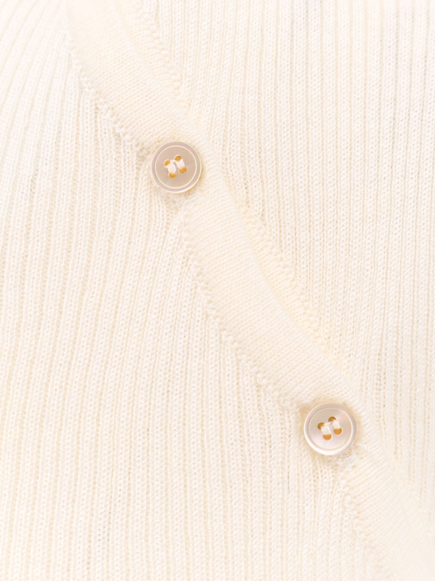 Ribbed fabric sweater