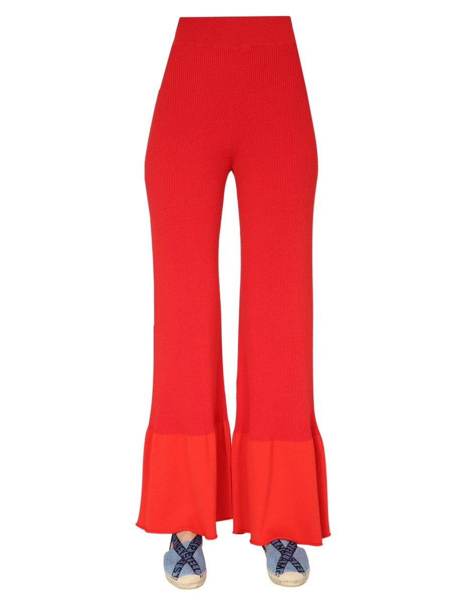 RIBBED KNIT TROUSERS | Basement 88