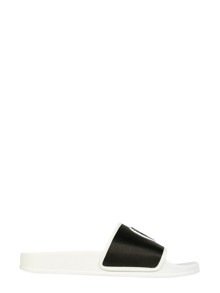 RUBBER SLIDE SANDALS | Basement 88