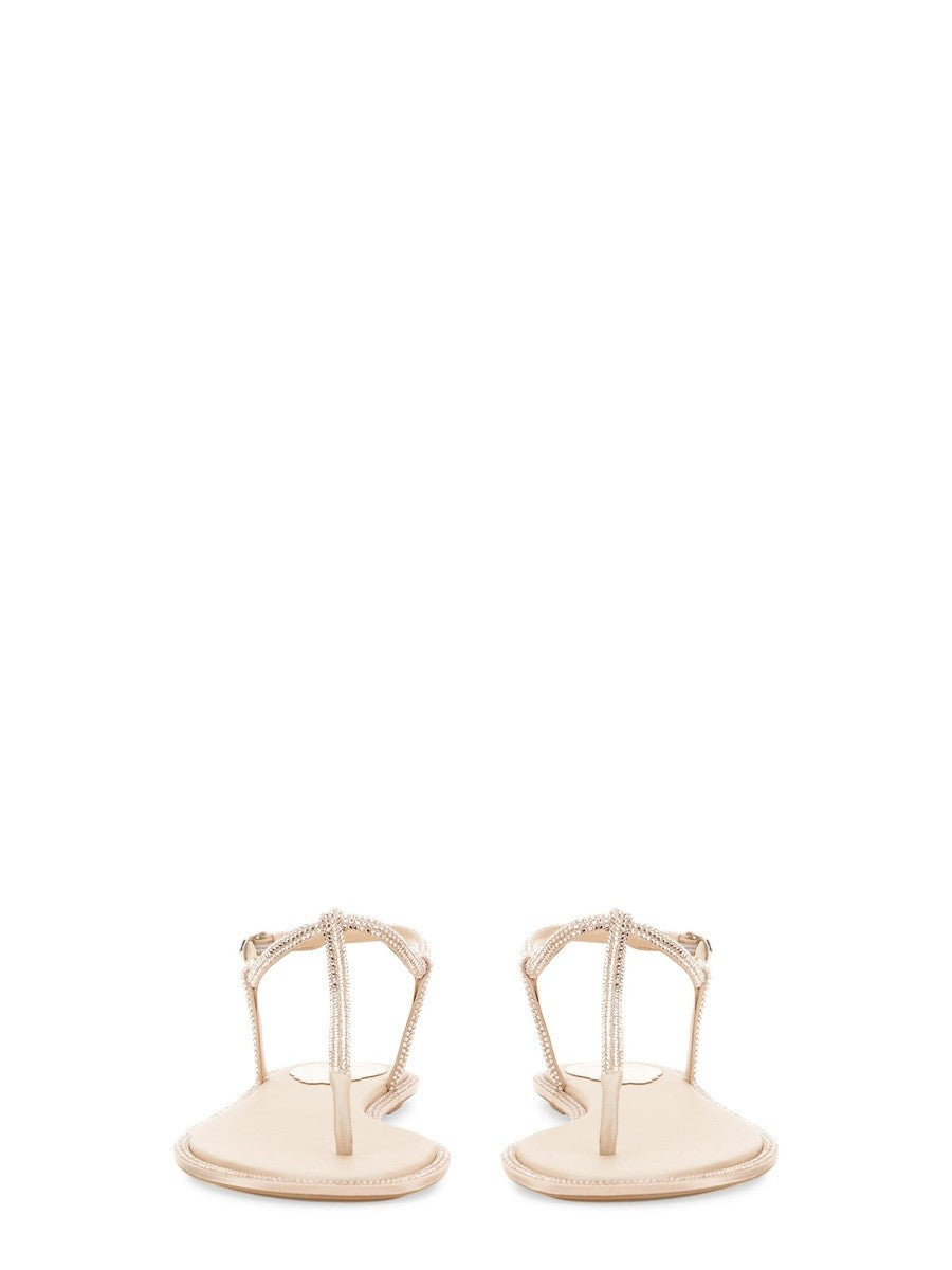 Satin Woven Sandals