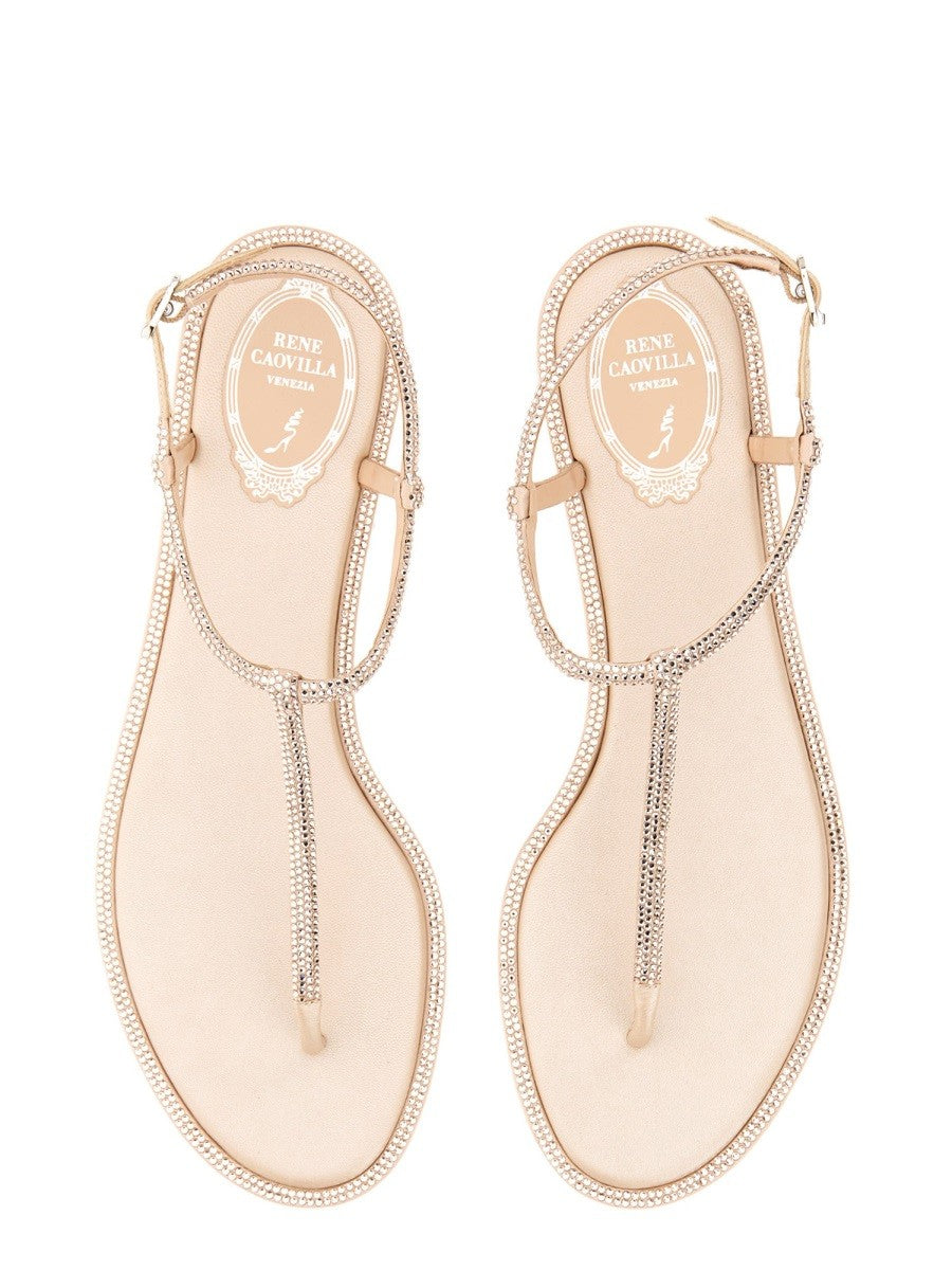 Satin Woven Sandals