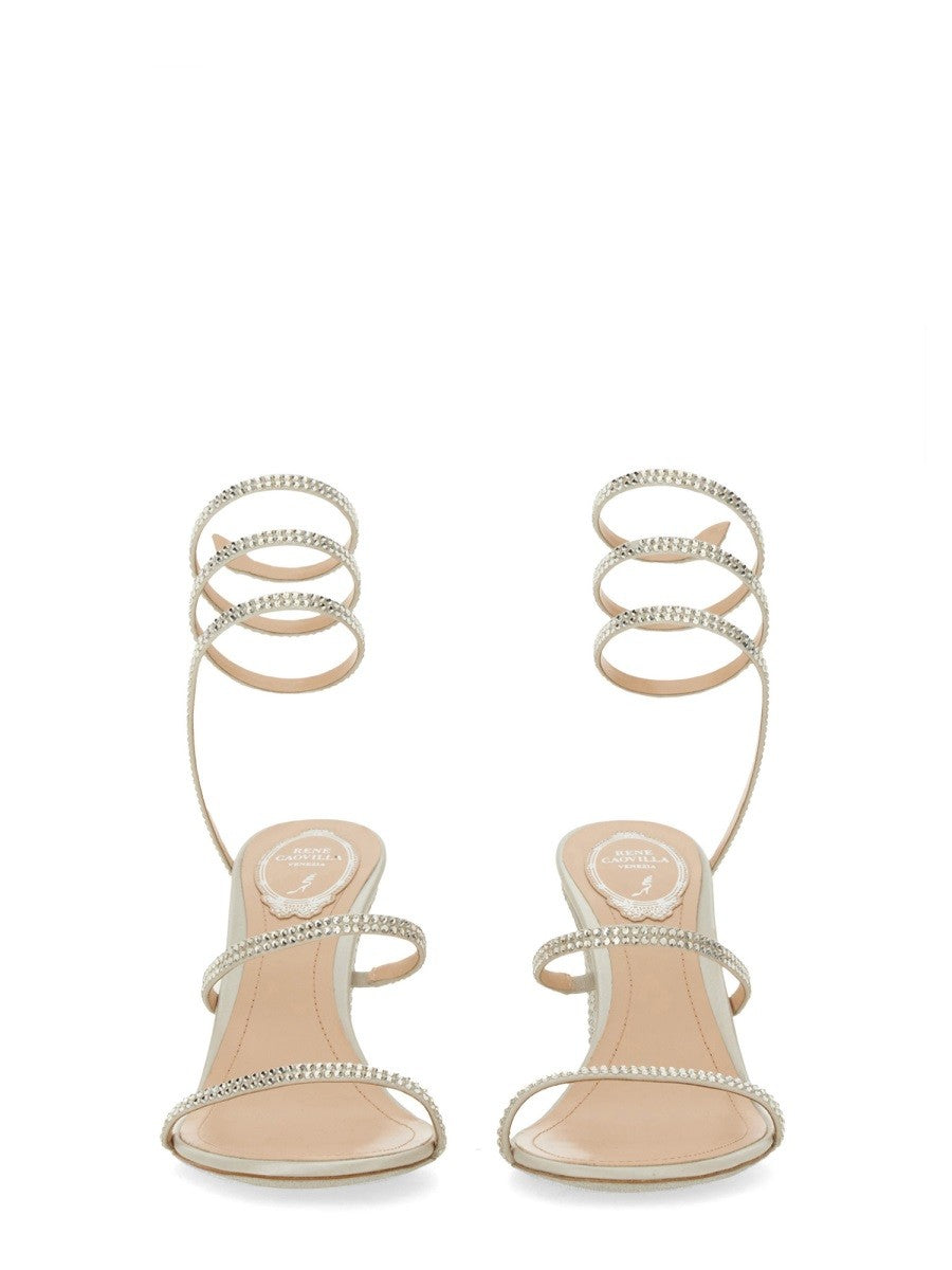 SANDAL WITH RHINESTONES