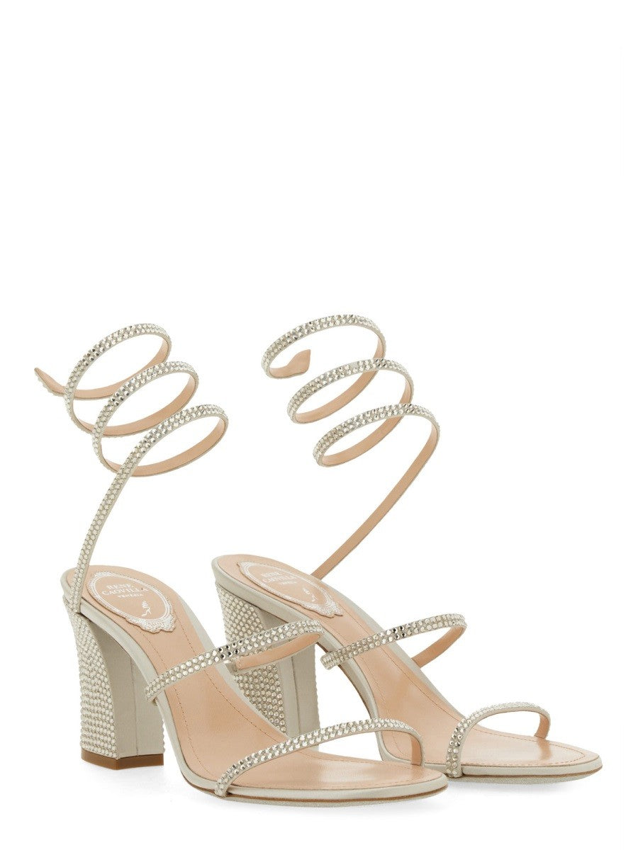 SANDAL WITH RHINESTONES