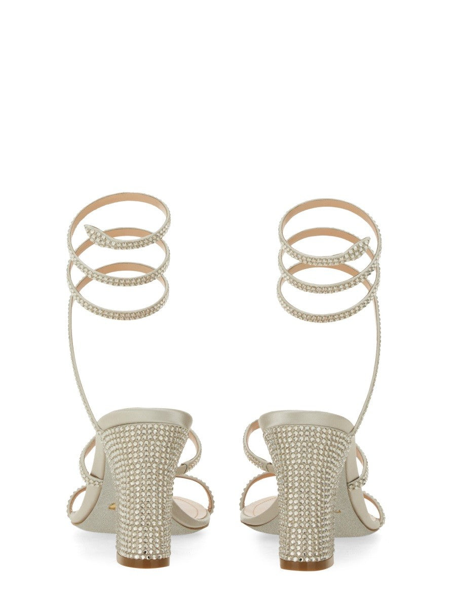 SANDAL WITH RHINESTONES