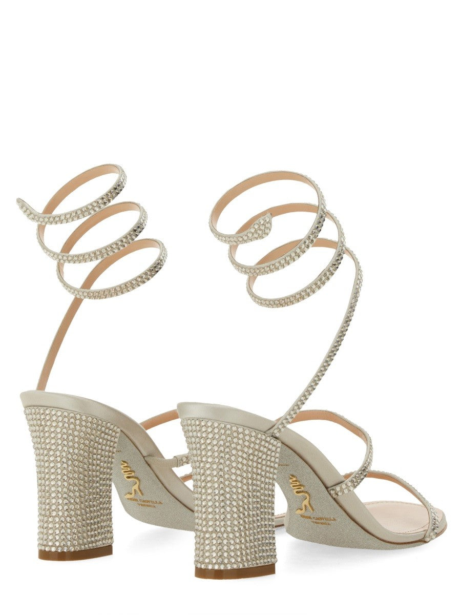 SANDAL WITH RHINESTONES