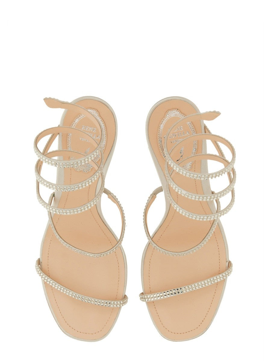 SANDAL WITH RHINESTONES