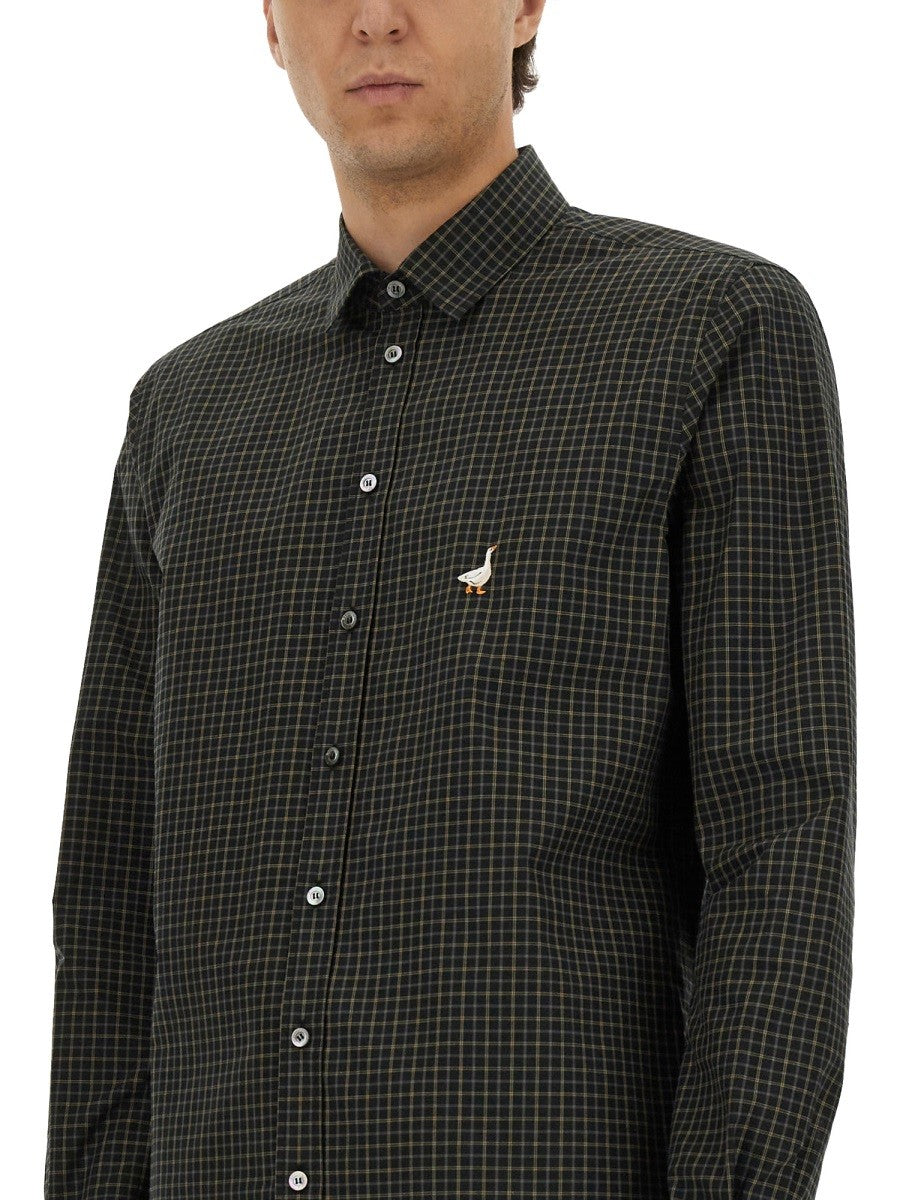 CHEMISE AVEC BRODERIE D'OIE