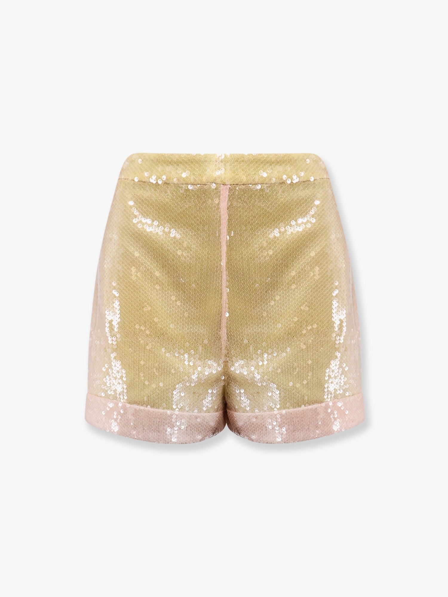 Shorts with allover sequins