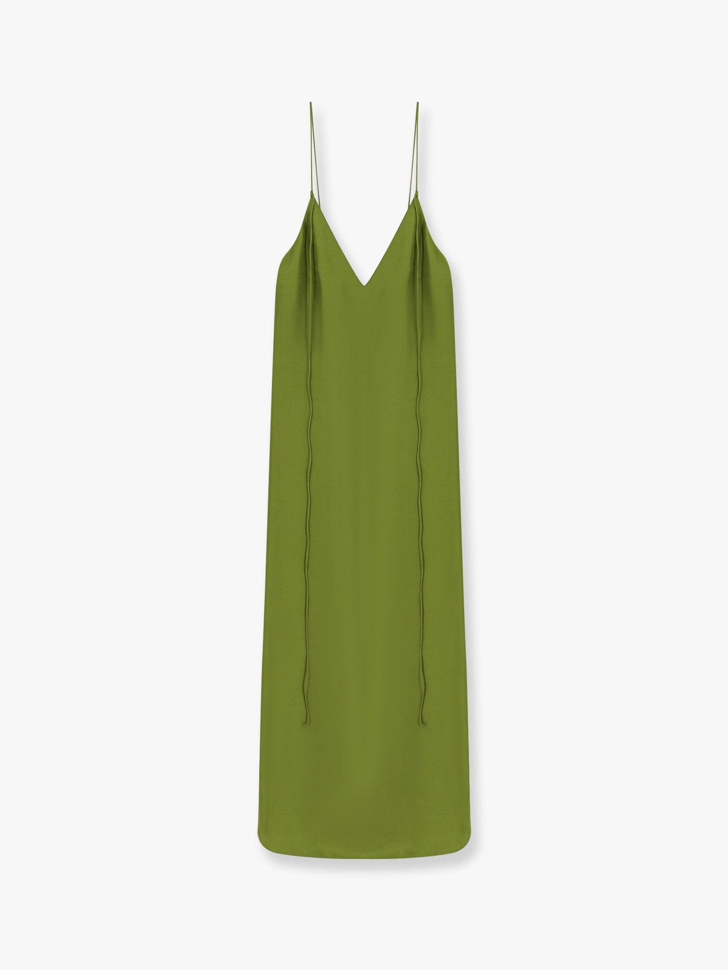 Silk dress with laces