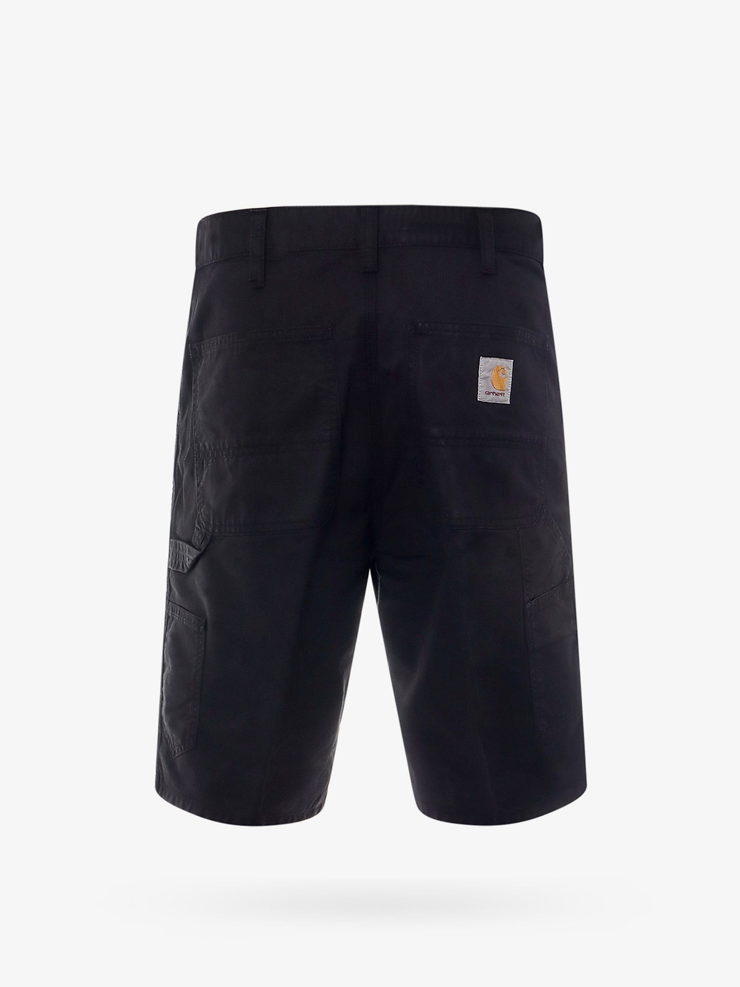 Bermuda en coton à genou simple avec patch logo