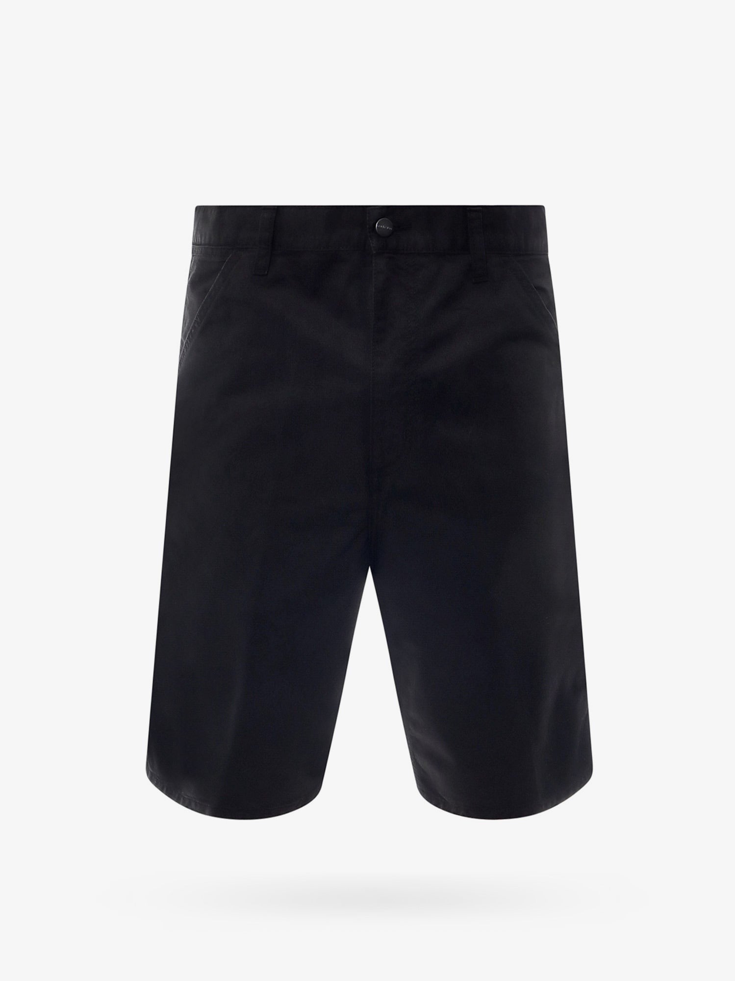 Bermuda en coton à genou simple avec patch logo