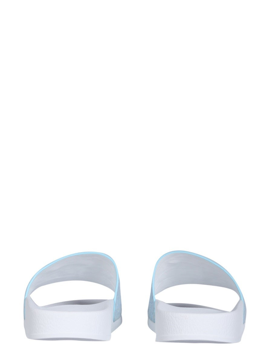 SLIDE SANDALS WITH LOGO | Basement 88
