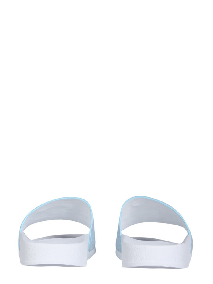 SLIDE SANDALS WITH LOGO | Basement 88