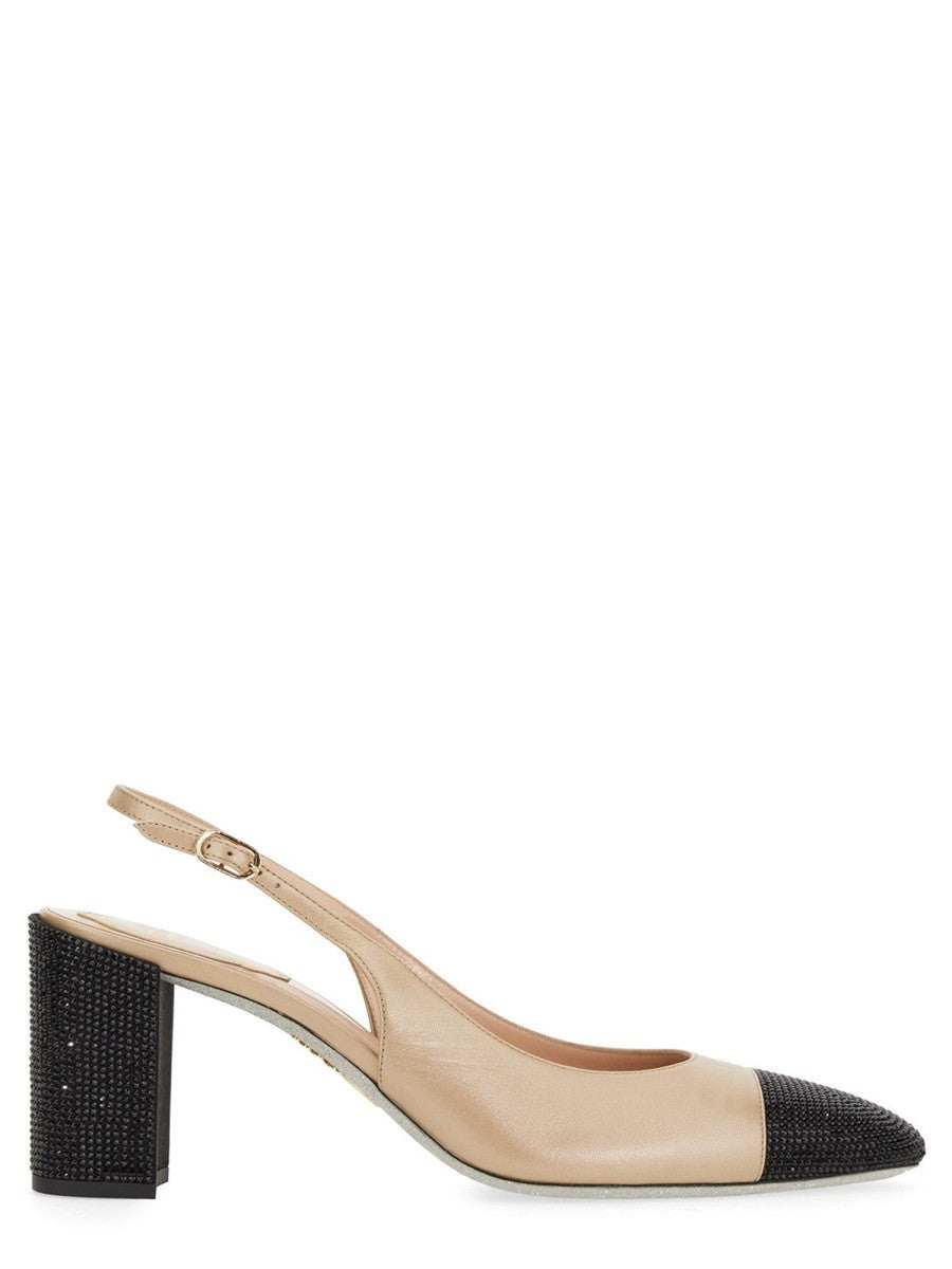 SLING BACK WITH RHINESTONES