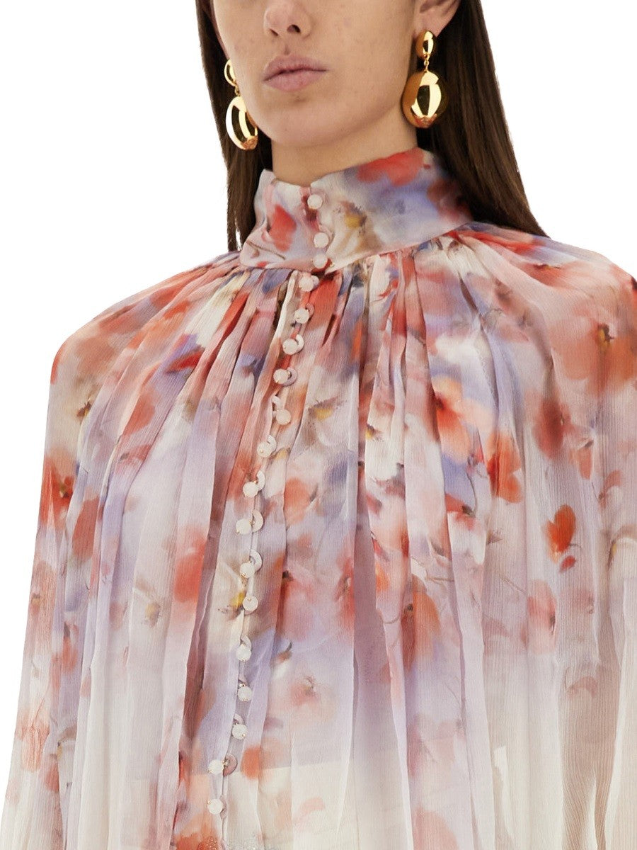 Chemisier blouse écrasant