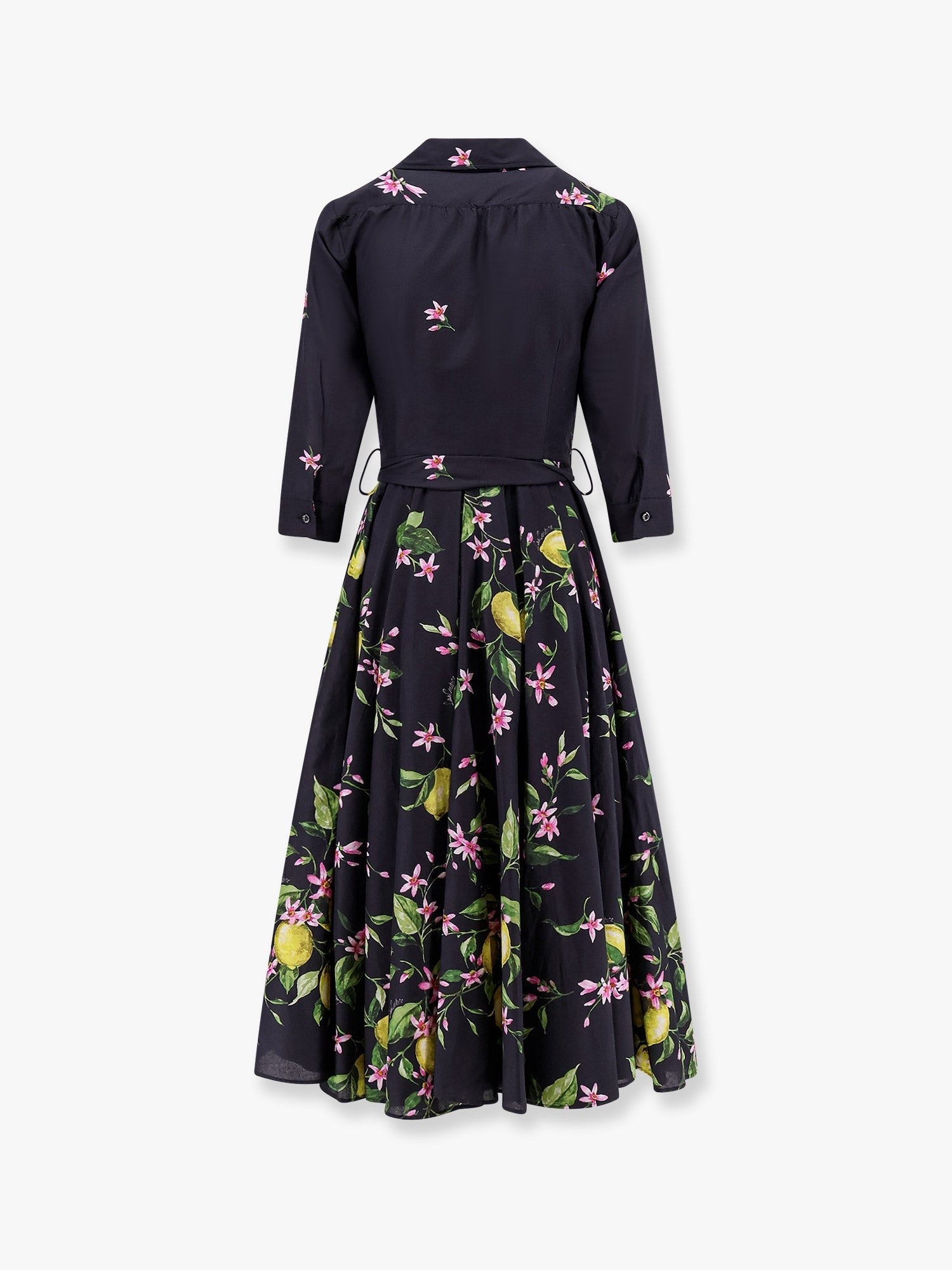 Spritz Cotton Chemisier Dress Multicolor Print