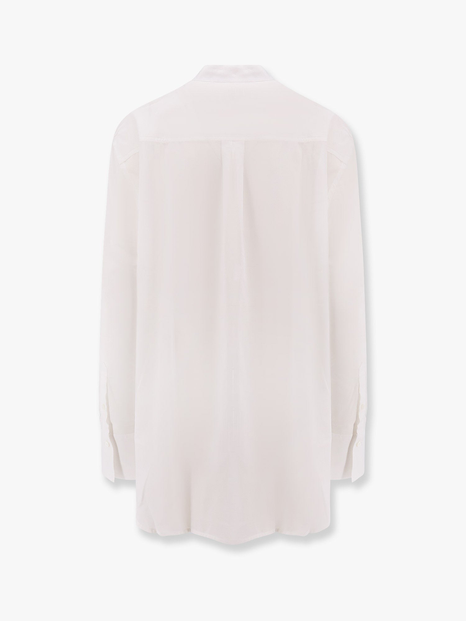 Chemise col montant en coton biologique