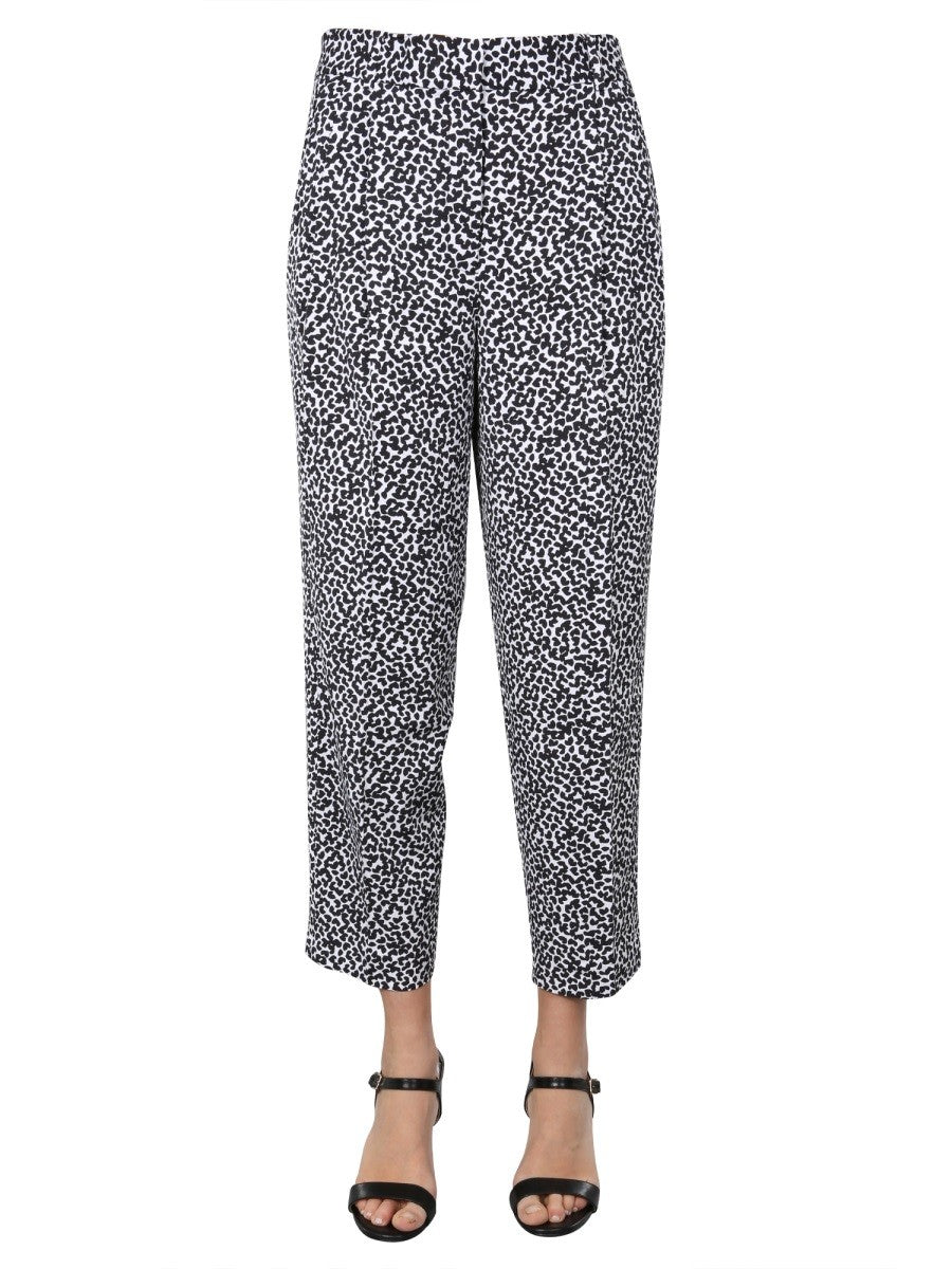 Zip And Hook Straight Fit Pants