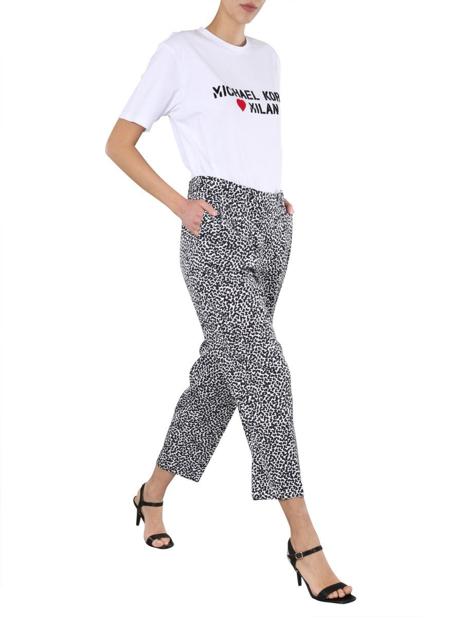 Zip And Hook Straight Fit Pants