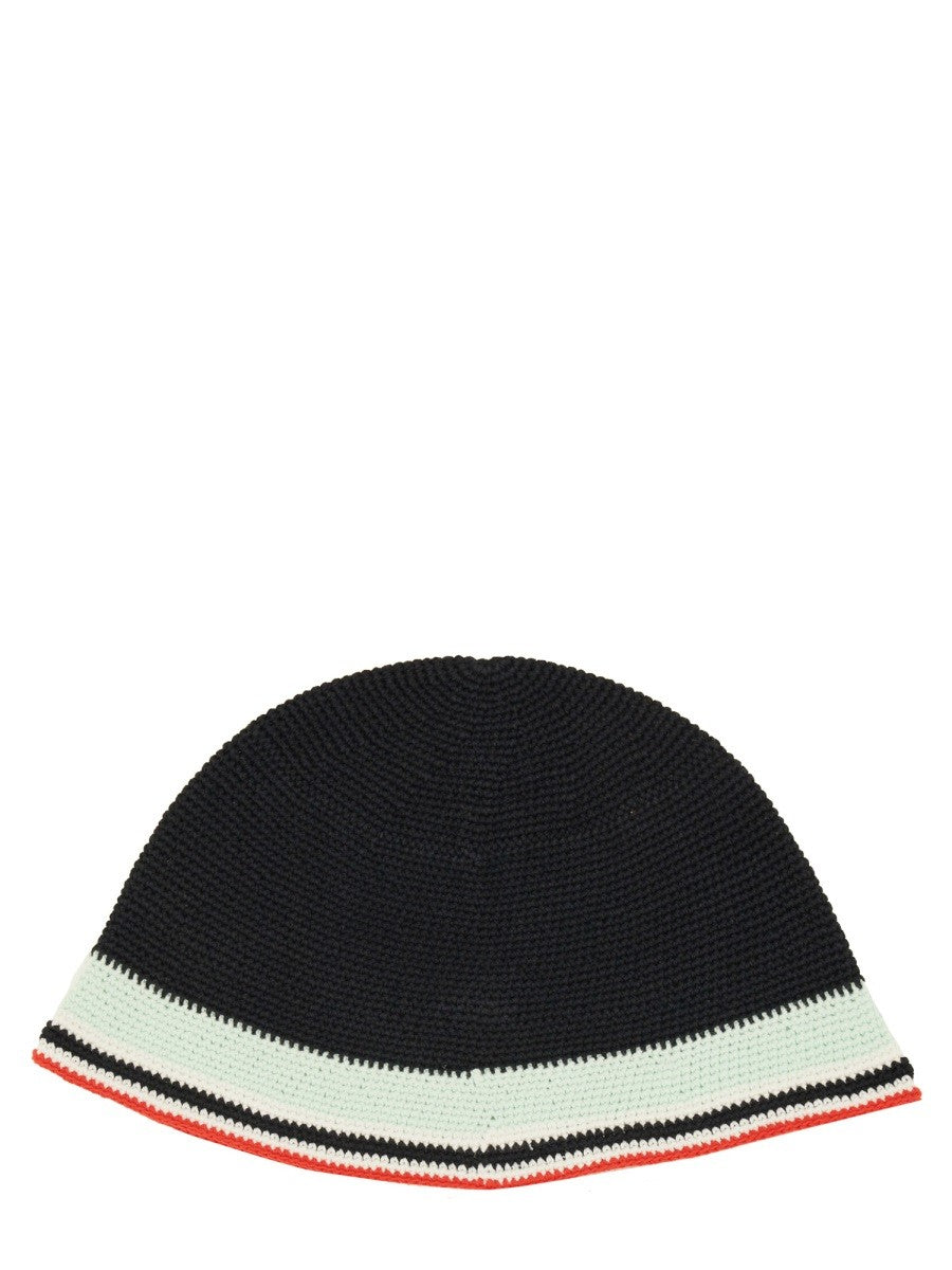 CROCHET HAT WITH LOGO