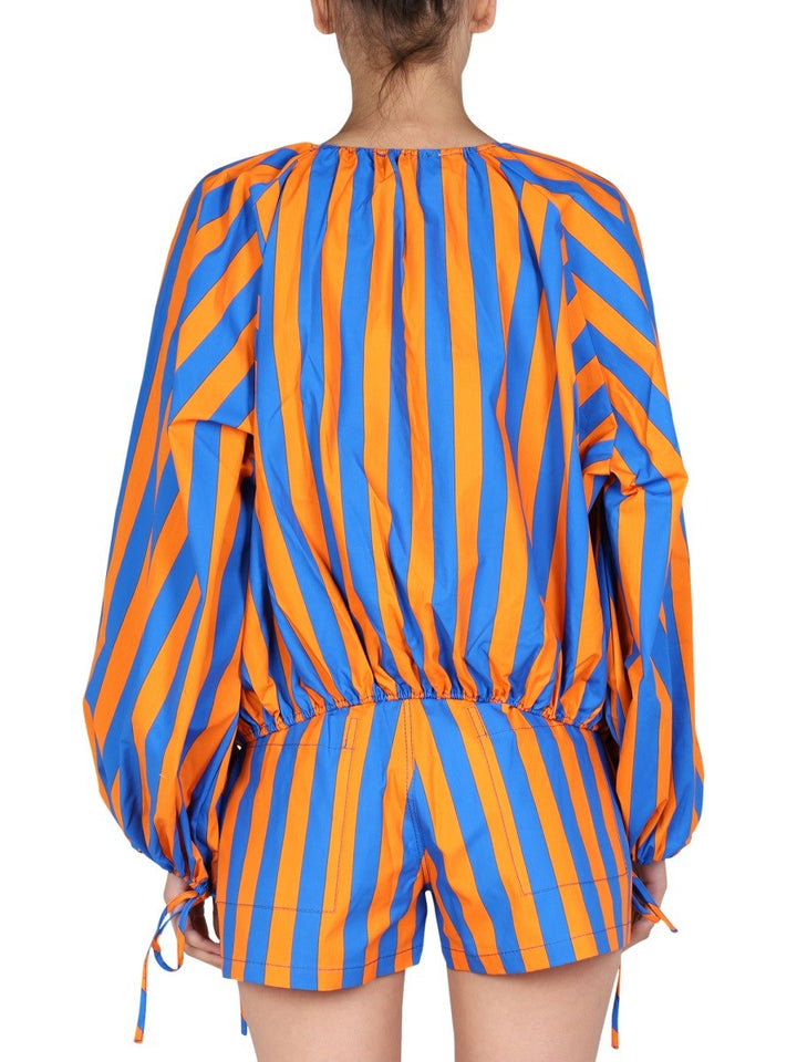 STRIPED PATTERN SHIRT | Basement 88