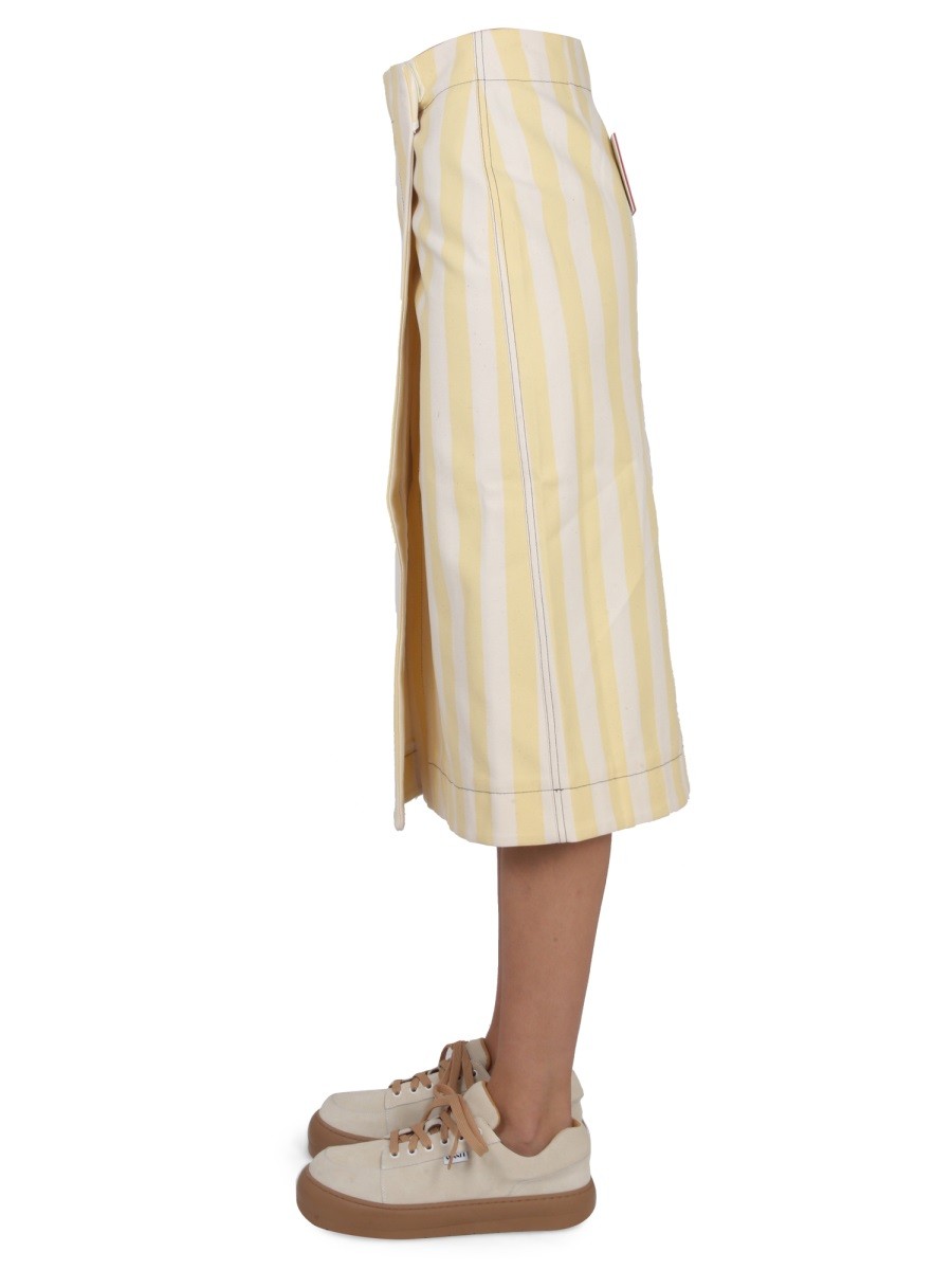 STRIPED PATTERN SKIRT | Basement 88