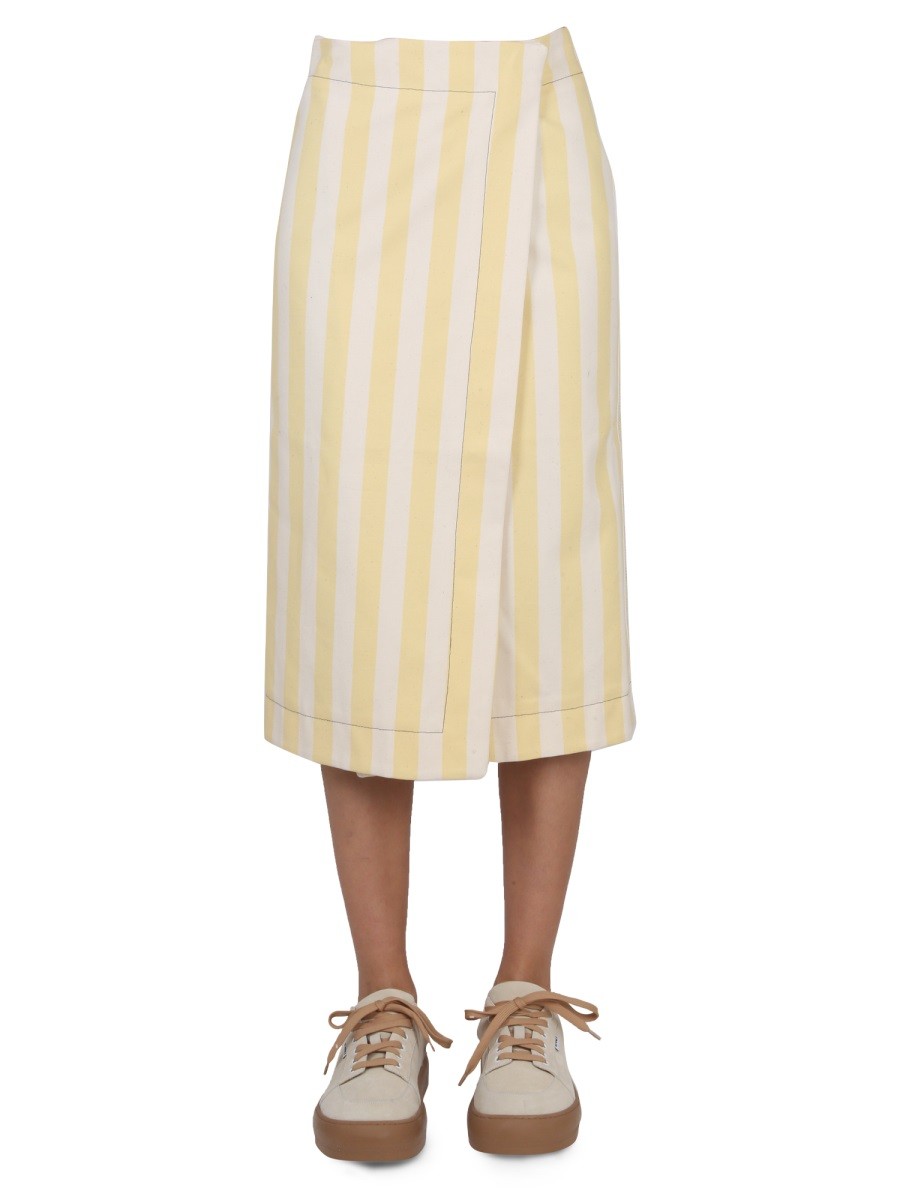 STRIPED PATTERN SKIRT | Basement 88