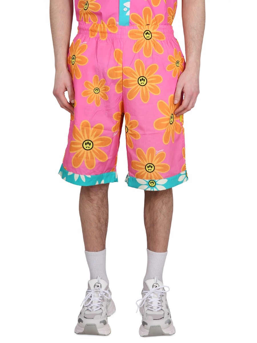 BERMUDA IMPRIMÉ TOURNESOL