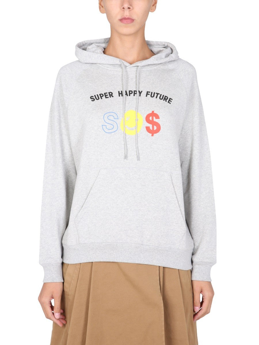 "SUPER HAPPY FUTURE" SWEATSHIRT | Basement 88