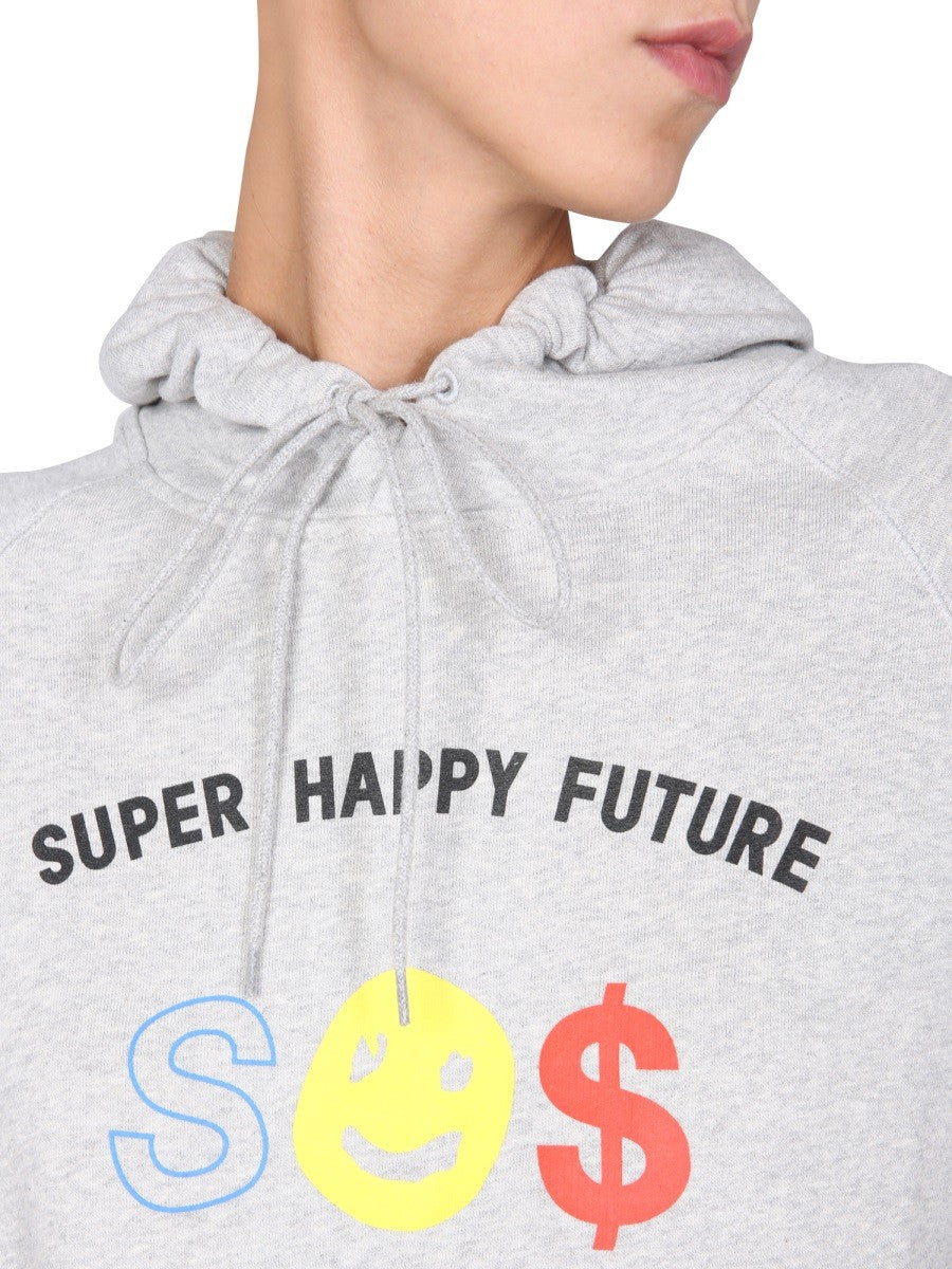 "SUPER HAPPY FUTURE" SWEATSHIRT | Basement 88