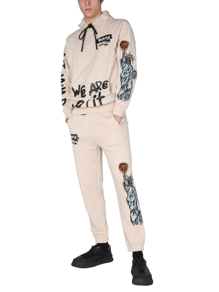 SWEATSHIRT WITH LOGO PRINT | Basement 88