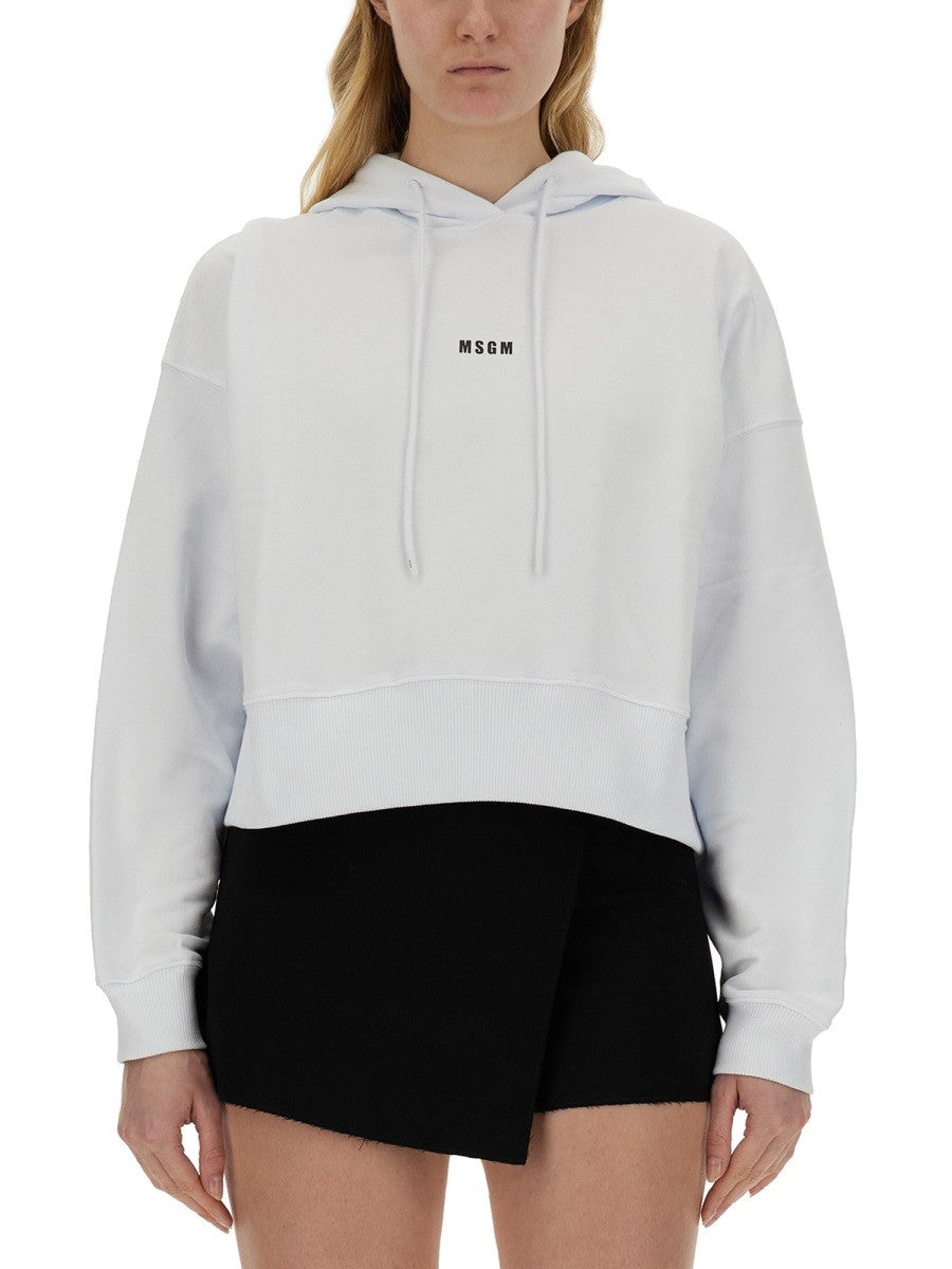 Cotton Sweatshirt With Logo