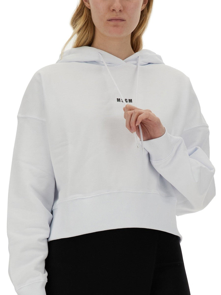 Cotton Sweatshirt With Logo