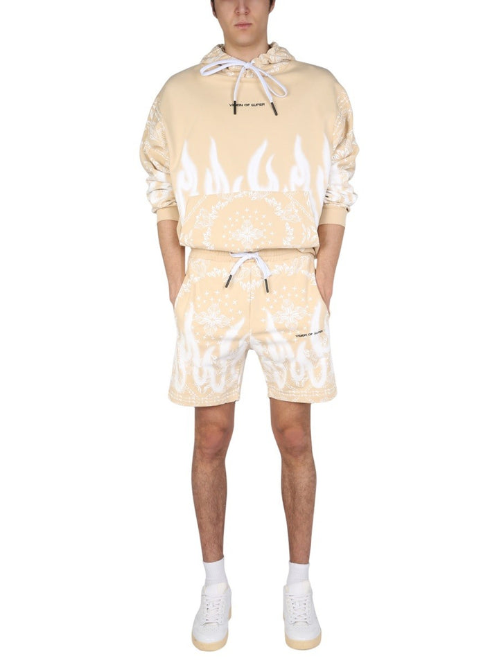 SWEATSHIRT WITH PAISLEY PATTERN | Basement 88