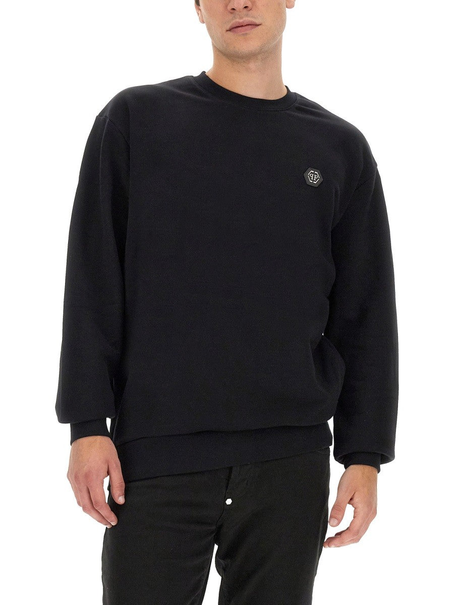 SWEAT-SHIRT AVEC LOGO STRASS