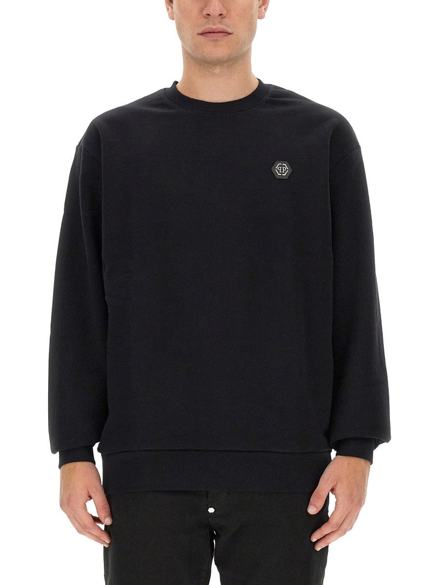 SWEAT-SHIRT AVEC LOGO STRASS