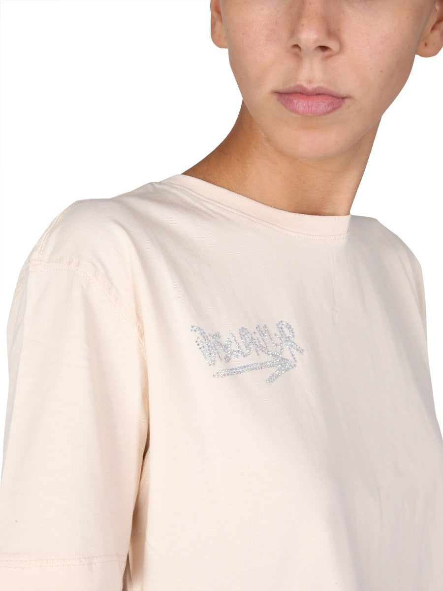 Crystal Logo Crew Neck T-Shirt