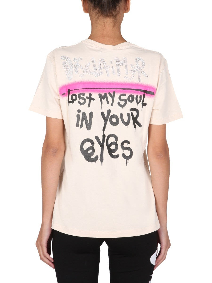 Crystal Logo Crew Neck T-Shirt
