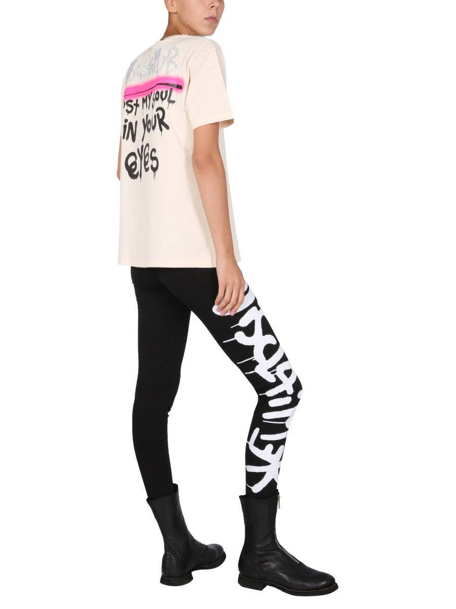 Crystal Logo Crew Neck T-Shirt