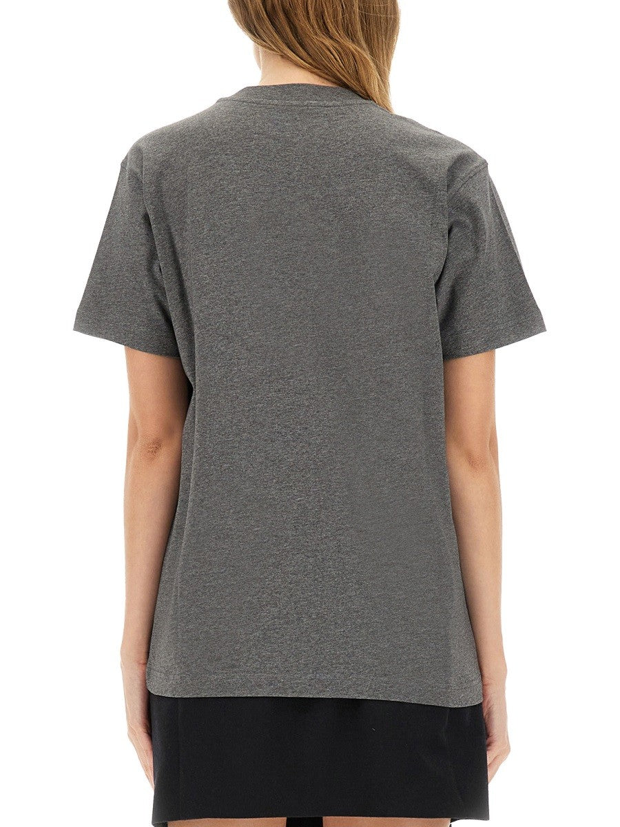 T-SHIRT WITH EMBROIDERED LOGO