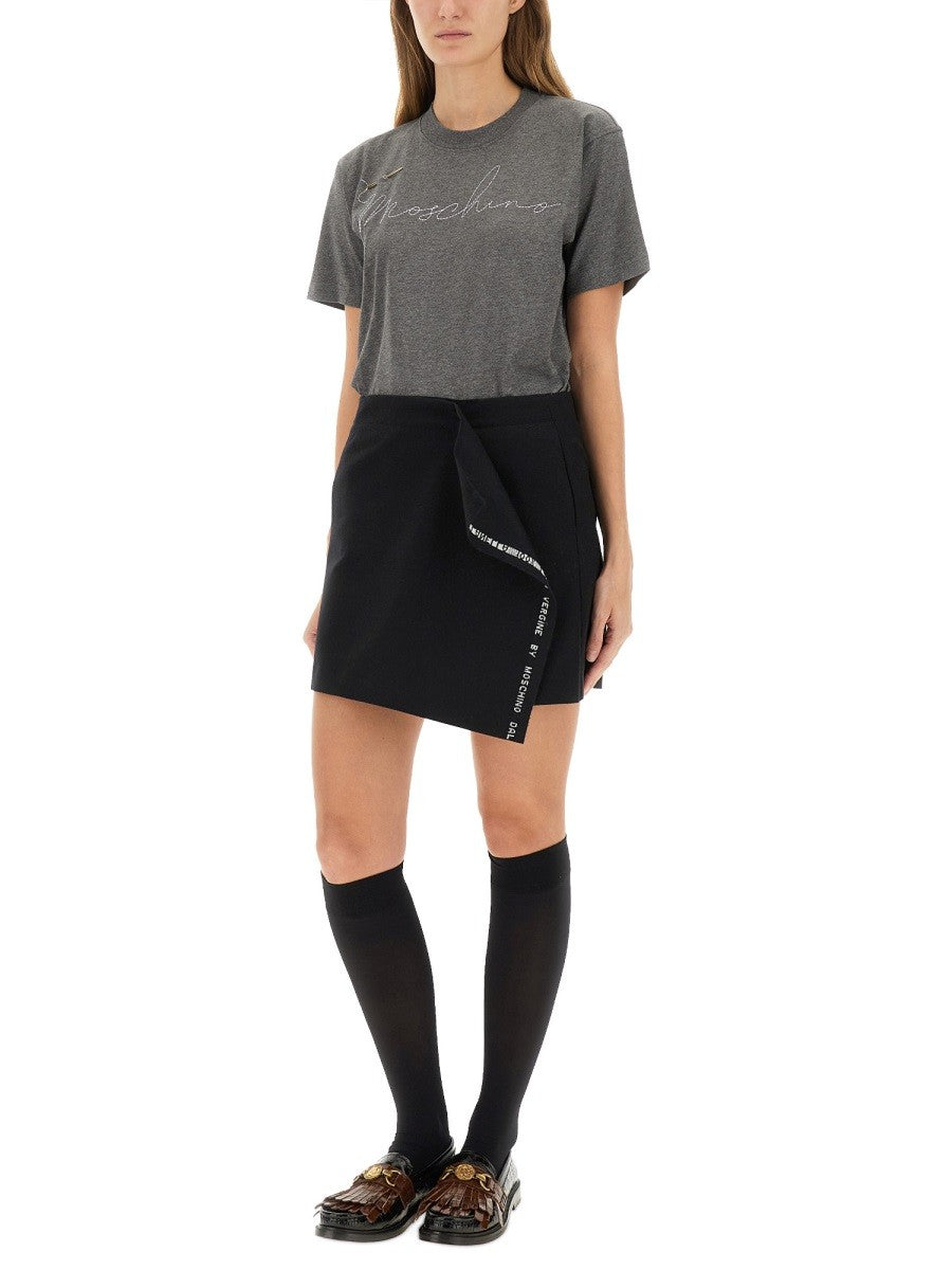 T-SHIRT WITH EMBROIDERED LOGO